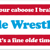 Bet Your Caboose Bumper Sticker - Thumbnail 1