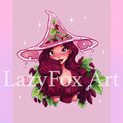 Mulberry witch print