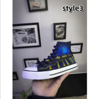 Wave Hand-painted Shoes - Thumbnail 2