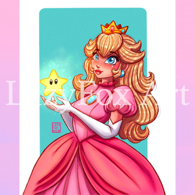 Princess peach print