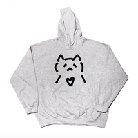 CAT LOVE SIGN HOODIE - Thumbnail 2