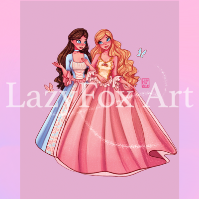 Princess & the pauper erika & annelise print