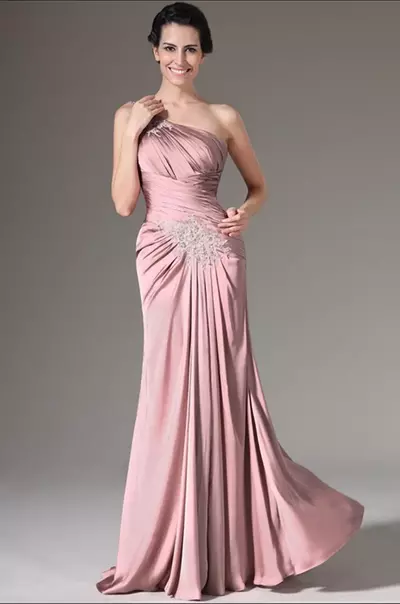 Dusty Rose Mother of the Bride Dress With Jacket Applique Satin Two-Pieces Wedding Party Mother Celebrity Prom Gown Mermaid