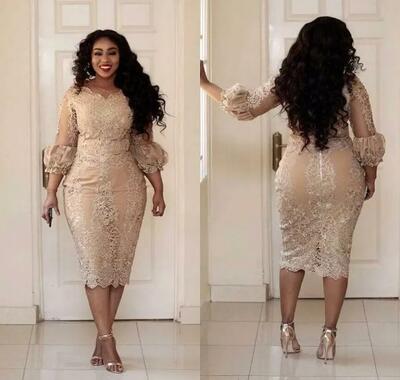 Elegant Champagne Mother Of The Bride Dresses Lace Appliques Mother of The Groom Dress