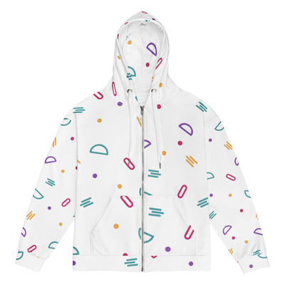 Unisex zip hoodie