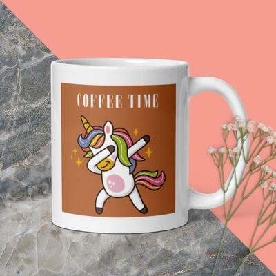 Coffee Time Unicorn - 11oz mug