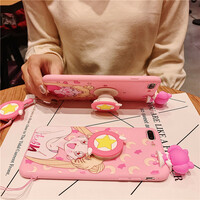 Pink Sailor Moon iPhone Case with Strap And Holder (iPhone 7- iPhone 15) - Thumbnail 2