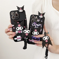 Cute Kuromi Samsung Case Holder (J6/J5/j4/j3) - Thumbnail 2