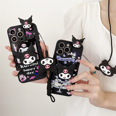 Cute Kuromi Samsung Case Holder (J6/J5/j4/j3)
