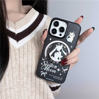 Silhouette Sailor Moon iPhone Case With Magnetic Stand *(iPhone 12 - iPhone 15 ) - Thumbnail 3