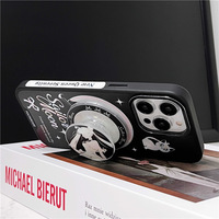 Silhouette Sailor Moon iPhone Case With Magnetic Stand *(iPhone 12 - iPhone 15 ) - Thumbnail 2