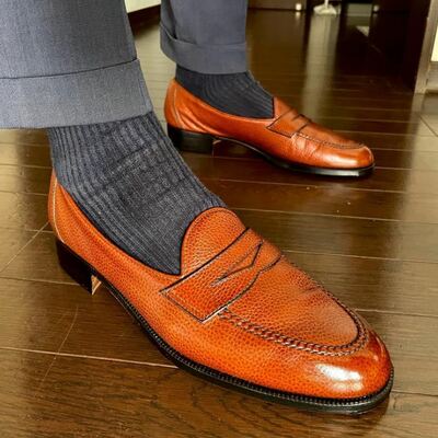 Men's ideally designed decent brown penny loafers shoes 