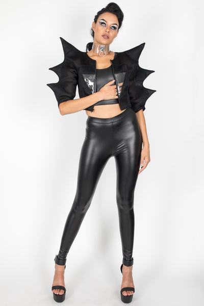 Intrigue leggings - matte black