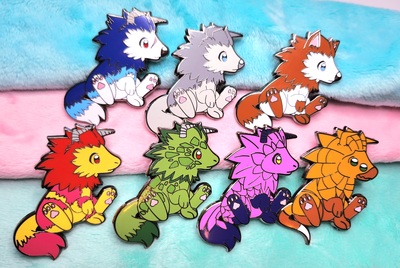 Rancher Pups Enamel Pins