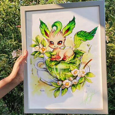 *poster & postcards* mystic river green tea