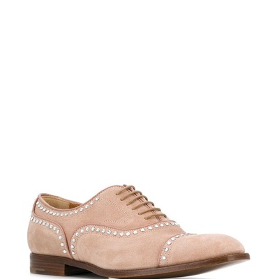 Handmade men's round toe lace-up fastening dress shoes, real calf-suede leather shoes