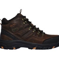 Mens Skechers Relment Traven Mid Waterproof Hiker Brown - Thumbnail 2