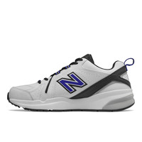 Mens New Balance 608v5 Core Cross Trainer White/Royal/Black - Thumbnail 1