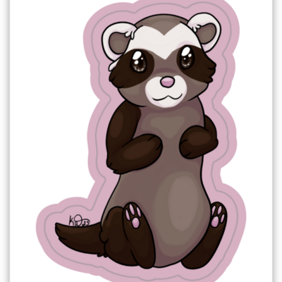 Ferret sticker