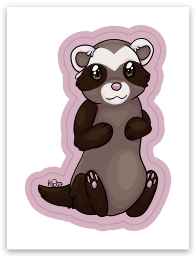 Ferret Sticker