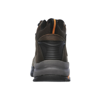 Mens Skechers Work Steel Toe Waterproof EH Delleker Lakehead Brown/Orange - Thumbnail 4