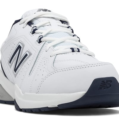 Mens new balance 608v5 core cross trainer white/navy