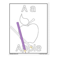 ABC & 123 Printable Coloring Pages_Set 1 - Thumbnail 2