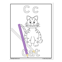 ABC & 123 Printable Coloring Pages_Set 1 - Thumbnail 4