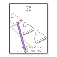 ABC & 123 Printable Coloring Pages_Set 1 - Thumbnail 7