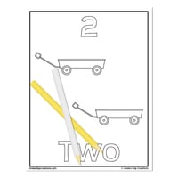 ABC & 123 Printable Coloring Pages_Set 2 - Thumbnail 6