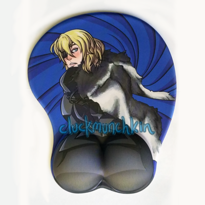 Dimitri alexandre blaiddyd 3d butt mousepad (fire emblem: threes houses fe3h)