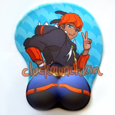 Raihan 3d butt mousepad - pkmn: sword and shield (swsh)