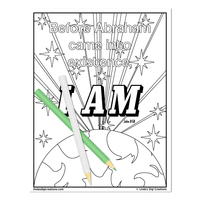 I Am_Printable Coloring Pages - Thumbnail 2