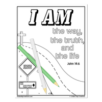 I Am_Printable Coloring Pages - Thumbnail 7