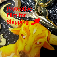 Bear Spirit Keychain | Gold Edges | Double-Sided - Thumbnail 2