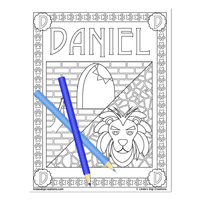 Men Of The Bible Set 2_Printable Coloring Pages - Thumbnail 1