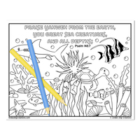 Praise Him_Printable Coloring Pages - Thumbnail 7