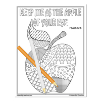 Psalms Set 1_Printable Coloring Pages - Thumbnail 1