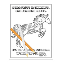 Psalms Set 1_Printable Coloring Pages - Thumbnail 4