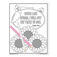 Psalms Set 2_Printable Coloring Pages - Thumbnail 1