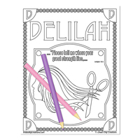 Women Of The Bible_Printable Coloring Pages - Thumbnail 3