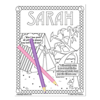 Women Of The Bible_Printable Coloring Pages - Thumbnail 4