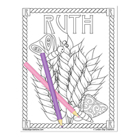 Women Of The Bible_Printable Coloring Pages - Thumbnail 6