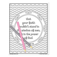 Bible Verses Set 1_Printable Coloring Pages - Thumbnail 2