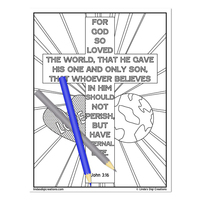 Bible Verses Set 2_Printable Coloring Pages - Thumbnail 6