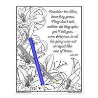 Bible Verses Set 2_Printable Coloring Pages - Thumbnail 7