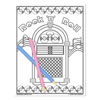 The Fifties_Printable Coloring Pages - Thumbnail 4