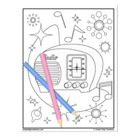 The Fifties_Printable Coloring Pages - Thumbnail 6