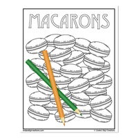 Let's Eat_Printable Coloring Pages - Thumbnail 6