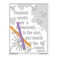 Proverbs_Printable Coloring Pages - Thumbnail 3
